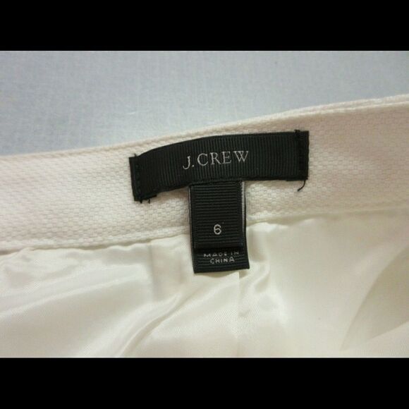 J. Crew Gray and White A-Line Skirt - Picture 5 of 5